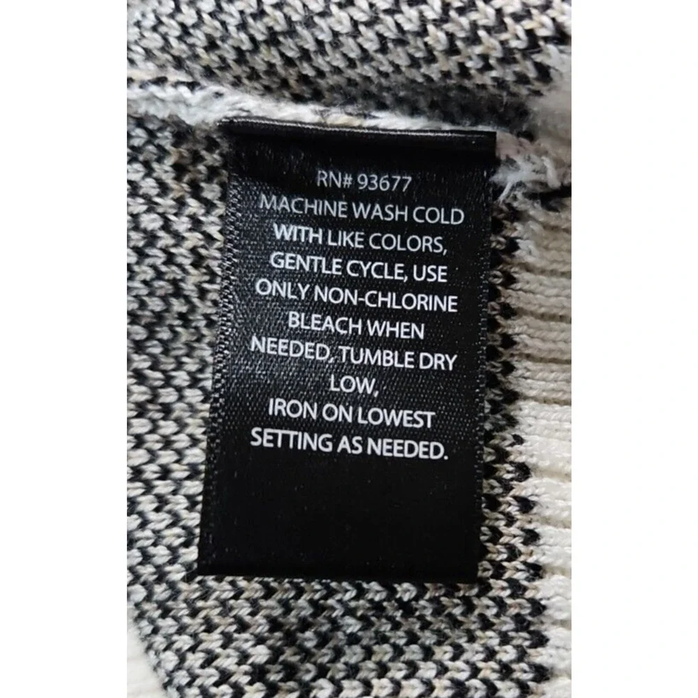Shaquille O'Neal XLG Big‎ & Tall XXL Crew Pullover 2XL Sweater Houndstooth *EUC*